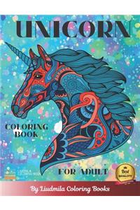 Unicorn Coloring Book for Adult