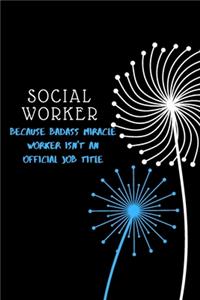 Social Worker Because Badass Miracle Worker Isn't An Official Job Title