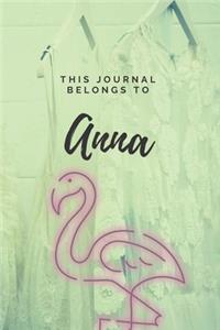 This journal belongs to Anna