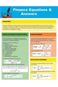 Finance Equations & Answers