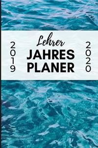 Lehrer Jahres Planer 2019 2020