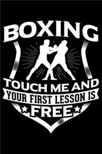 Boxing Touch Me And Your First Lesson Is Free