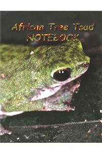 African Tree Toad NOTEBOOK