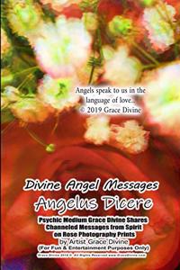 Divine Angel Messages Angelus Dicere Psychic Medium Grace Divine Shares Channeled Messages from Spirit on Rose Photography Prints by Artist Grace Divine