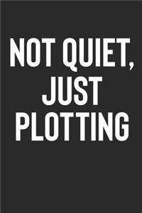 Not Quiet, Just Plotting