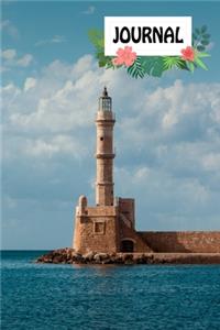 Lighthouse Sea Mood Clouds Journal