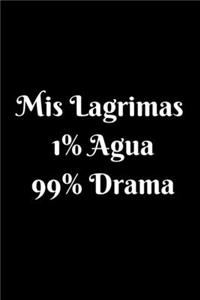 Mis Lagrimas 1% Agua 99% Drama