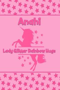 Anahi Lady Glitter Rainbow Hugs