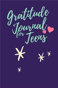 Gratitude Journal For Teens Girls / Thankfulness Tracker