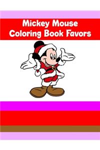 Mickey Mouse Coloring Book Favors