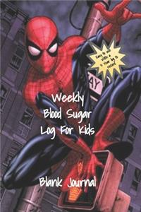 Weekly Blood Sugar Log For Kids