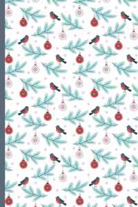 Christmas and Winter - Blank Lined Journal Notebook