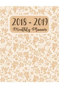 2018 - 2019 Monthly Planner