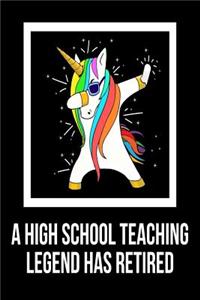 A High School Teaching Legend Has Retired