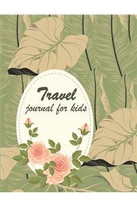 Travel journal for kids
