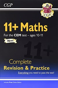 11+ CEM Maths Complete Revision and Practice - Ages 10-11 (with Online Edition)