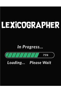 Lexicographer in Progress Loading Please Wait