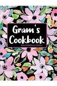Gram's Cookbook Black Wildflower Edition
