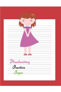 Manuscript Handwriting Practice Paper With Dotted Lines For Students K-3 8.5