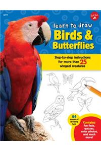 Learn to Draw Birds & Butterflies