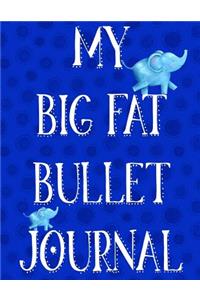 My Big Fat Bullet Journal: Jumbo Sized Dot Style Bullet Journal Notebook - 300 Plus Numbered Pages with 300 Dot Grid Pages, 6 Index Pages and 2 Key Pages in Large 8.5 X 11 Size