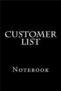 Customer List