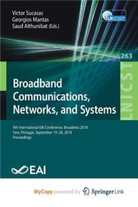 Broadband Communications, Networks, and Systems