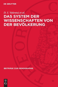 Das System Der Wissenschaften Von Der Bevölkerung