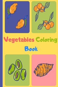 Vegetables Coloring Book