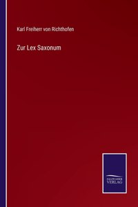 Zur Lex Saxonum