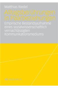 Alltagsberührungen in Paarbeziehungen