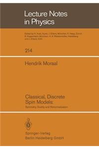 Classical, Discrete Spin Models