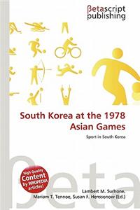 South Korea at the 1978 Asian Games