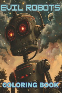 Evil Robots Coloring Book