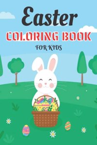 Easter Coloring Book for Kids Ages 4-8