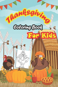 Thanksgiving Coloring Book For Kids