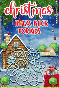 Christmas Maze Book For Kids