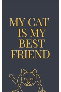 MY CAT IS MY best friend notebook