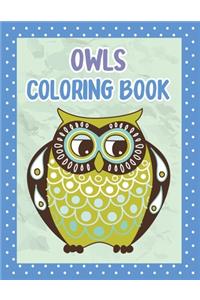 Owls Coloring Book