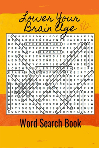 Lower Your Brain Age Word Search Book