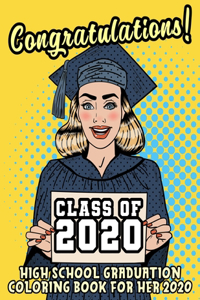 High School Graduation Coloring Book For Her
