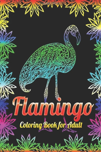 Flamingo Coloring Book For Adults