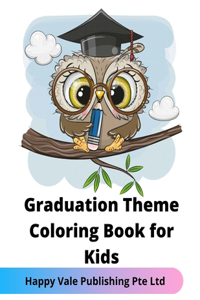 Graduation Theme Coloring Book for Kids