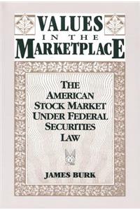 Values in the Marketplace