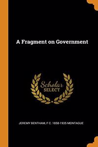 A Fragment on Government