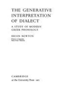 The Generative Interpretation of Dialect