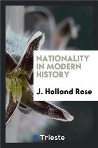 Nationality in Modern History