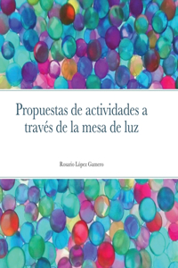 Propuestas de actividades a través de la mesa de luz