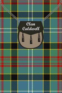 Clan Caldwell Tartan Journal/Notebook