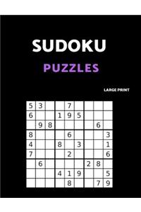 Sudoku Puzzles Large Print